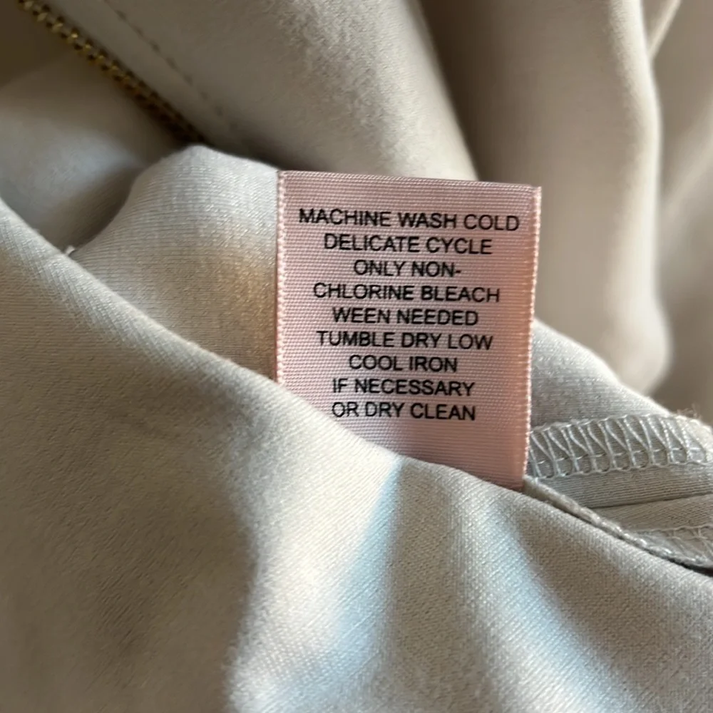 Anthropologie Philosophy Zip Up Jacket Size Large Gray Shoulder Pads - Picture 6 of 8